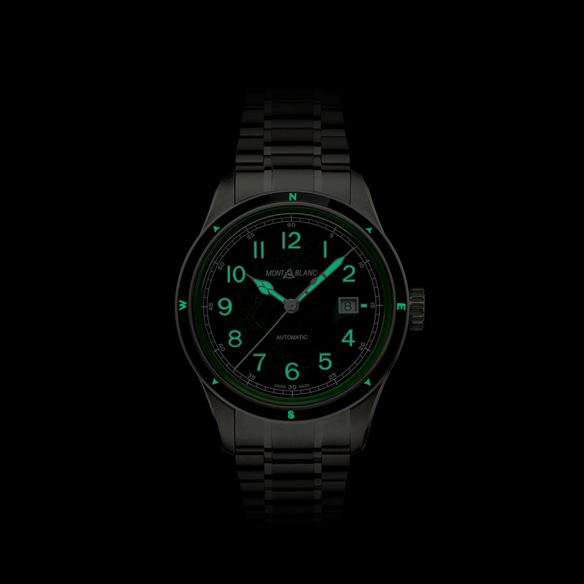 1858 - AUTOMATIC DATE 0 OXYGEN GREEN | 133269
