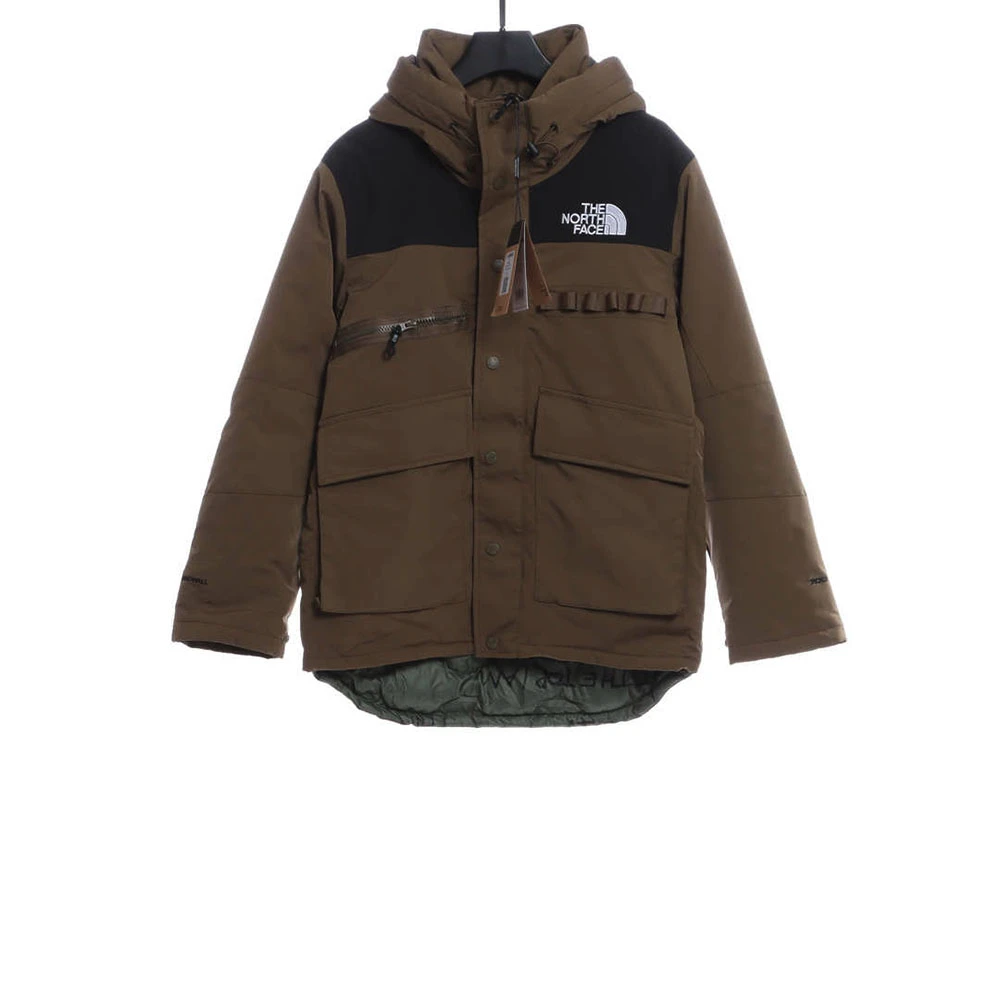 Outdoor workwear hooded down