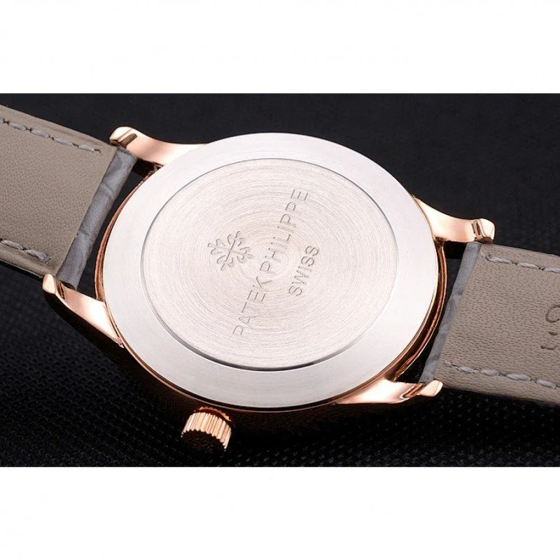 Calatrava Silver & Diamond Dial 39 mm, Rose Gold Plated