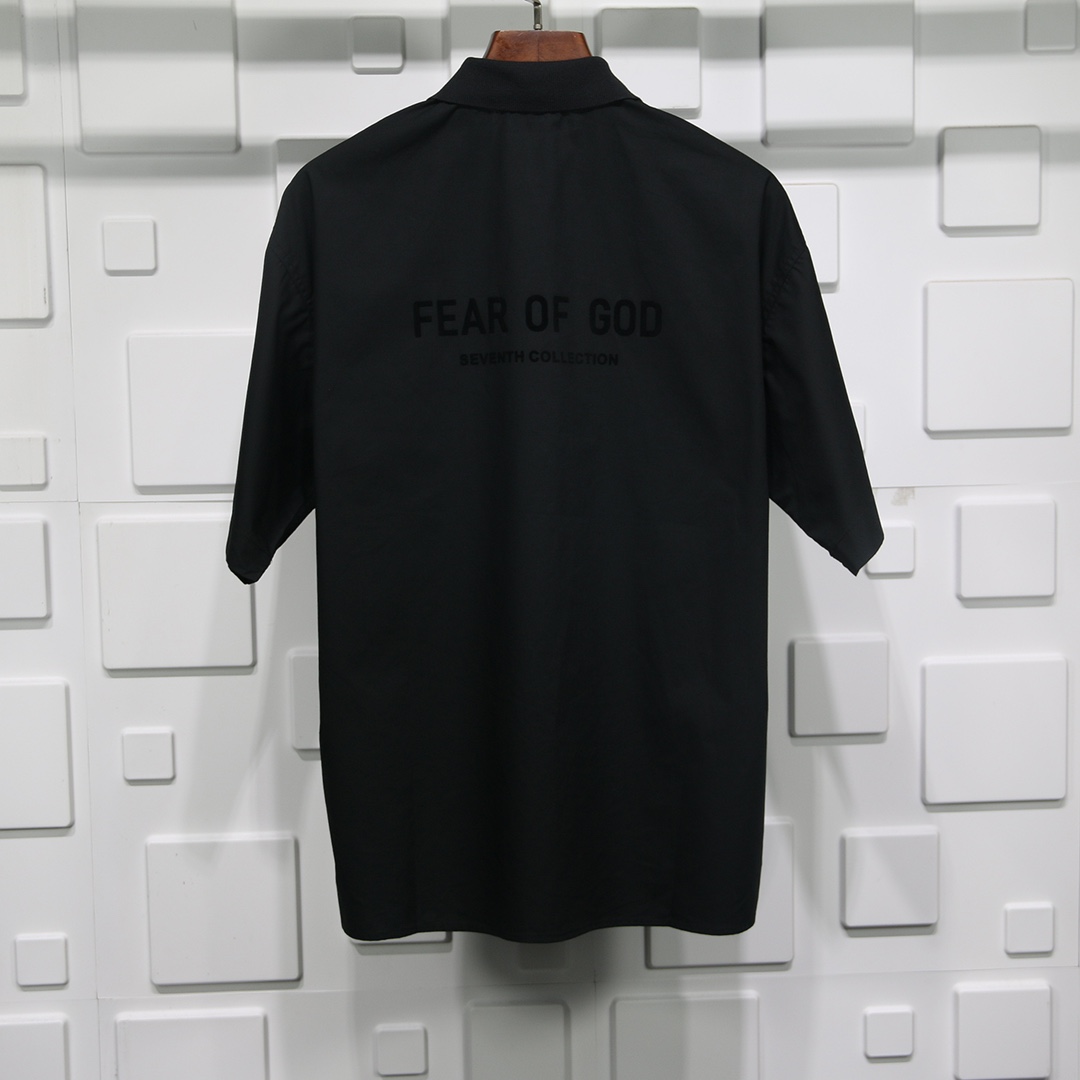 FEAR OF GOD SHORT-SLEEVED POLO SHIRT