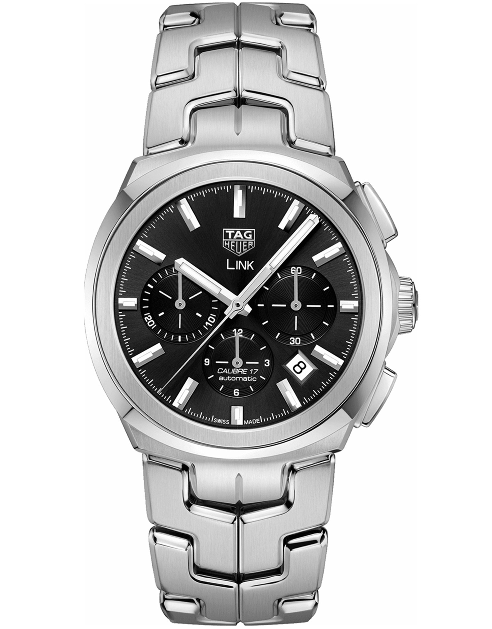 Link Black Dial Men's Watch CBC2110.BA0603 41MM
