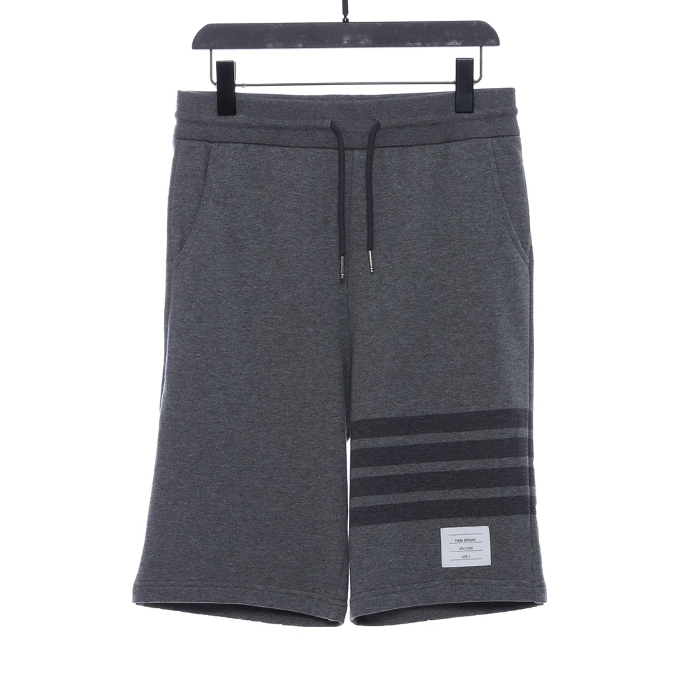 Contrast Color Yarn Shorts (Blue / Gray)