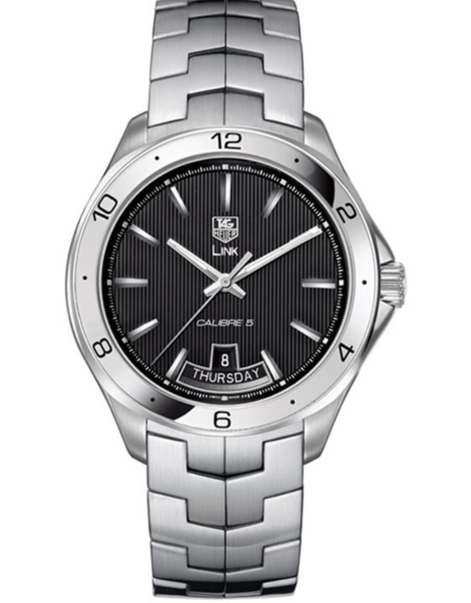 Link Black Dial Men's Watch WAT2010.BA0951 42MM