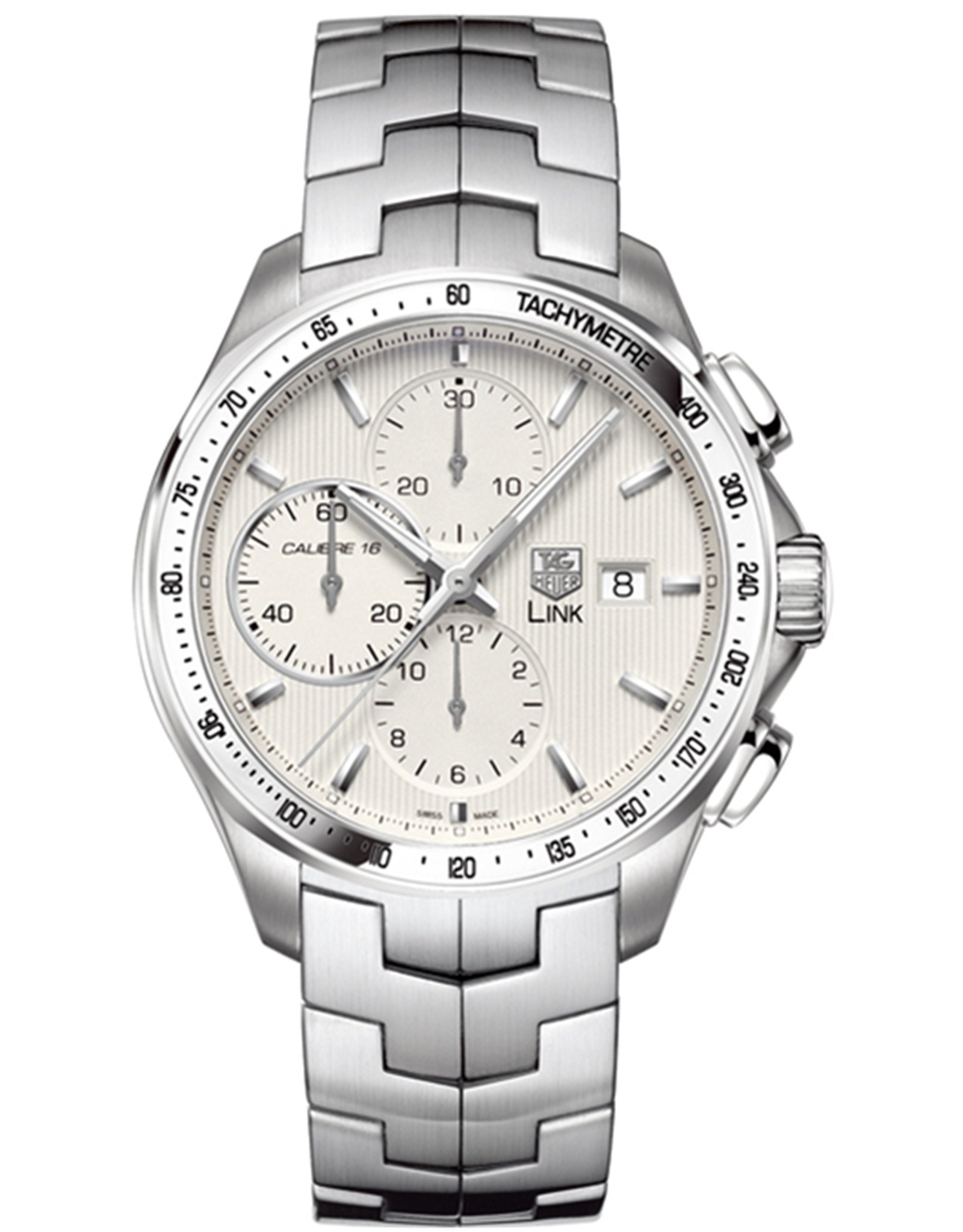 Link Silver Dial Stainless Steel Bezel CAT2011.BA0952 43MM