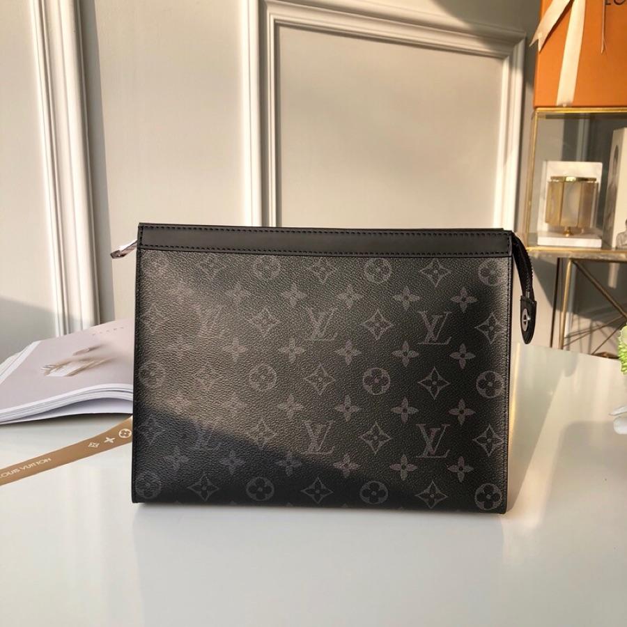 Louis Vuitton Pochette Voyage MM Monogram Eclipse Canvas M61692