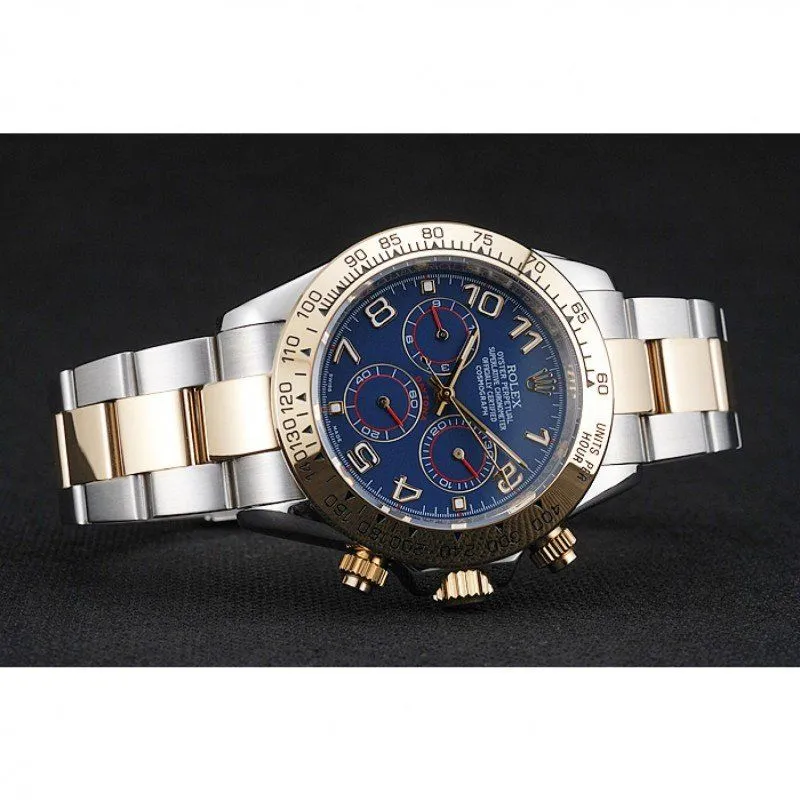Cosmograph Daytona Blue Dial Two Tone Stainless Steel Bracelet 1454246