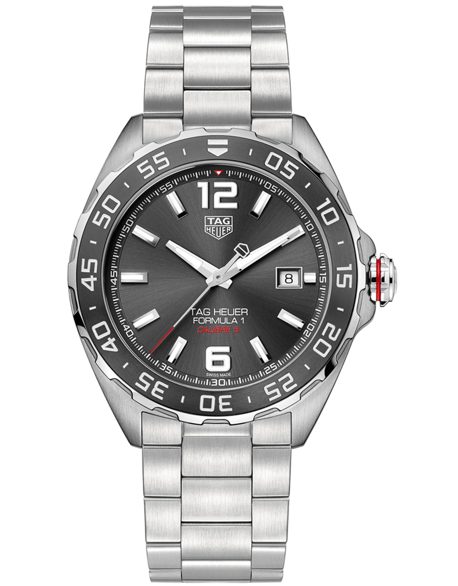 Formula 1 Grey Dial Stainless Steel Bracelet Watch WAZ2011.BA0842 43MM