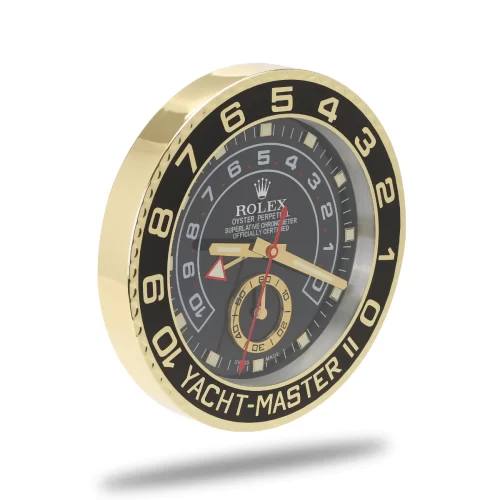 yacht master llgold black