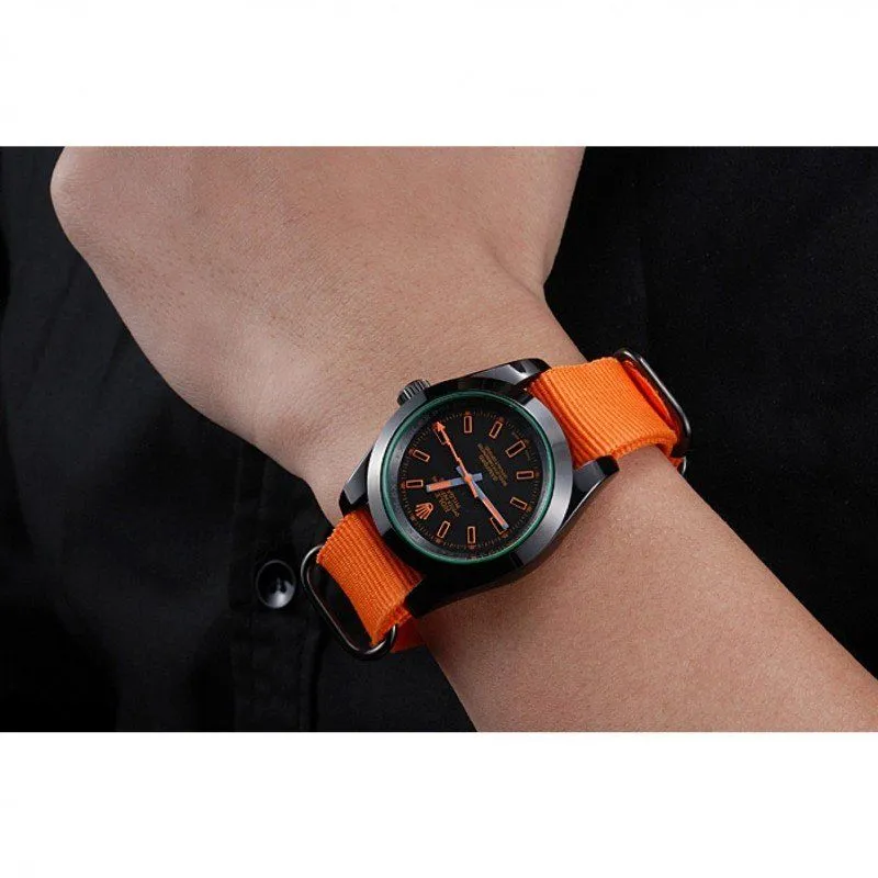 Milgauss Bamford Orange Nylon Strap 622003