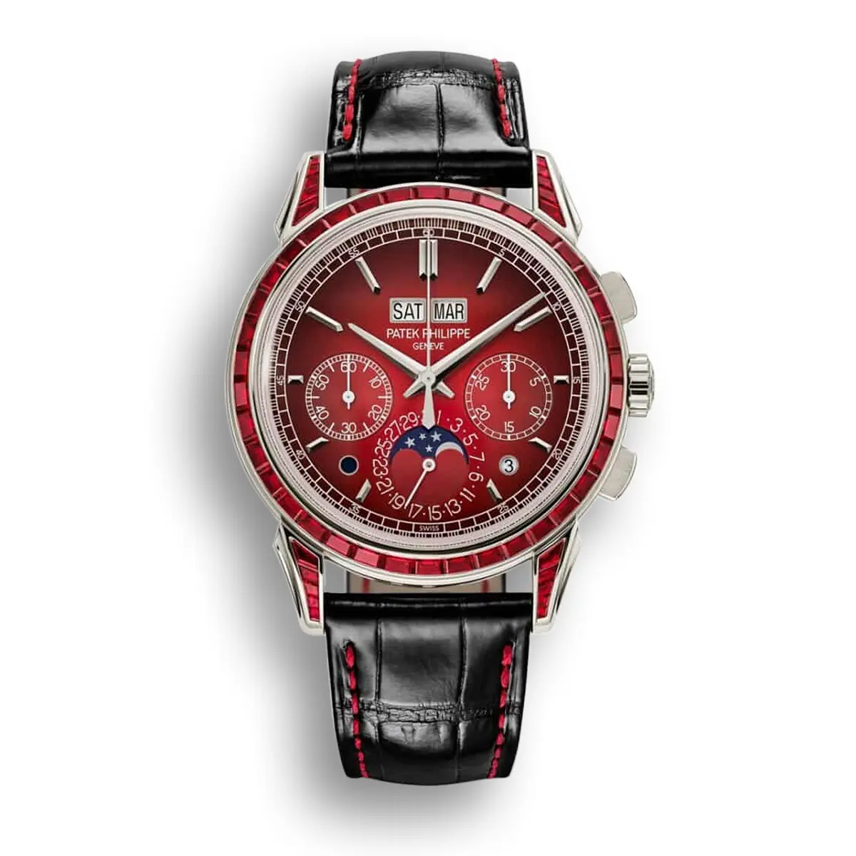 Chronograph, Perpetual calendar 41 mm,Platinum,5271/12P-010