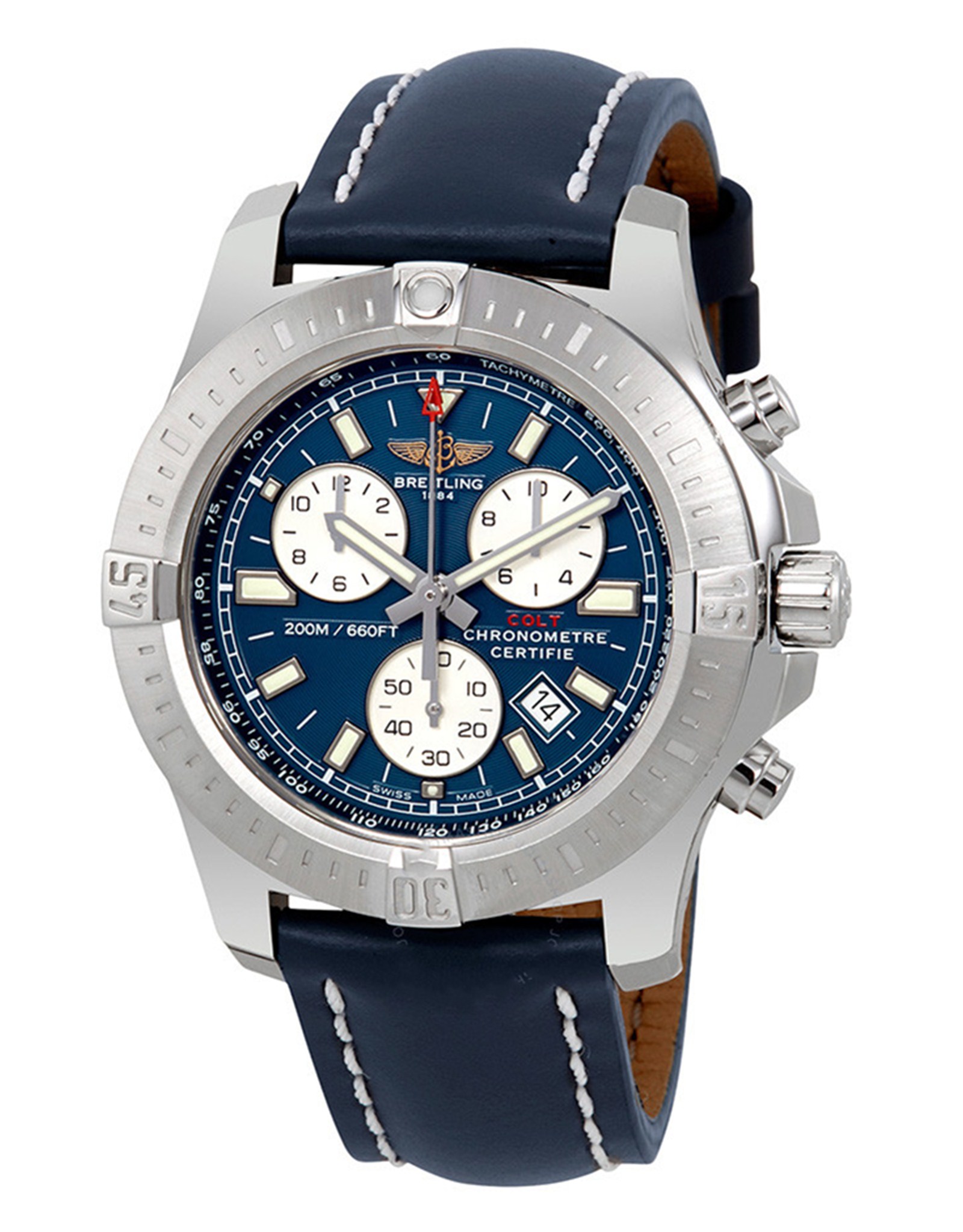 Colt Blue Dial Stainless Steel Case A7338811 C905BLLT