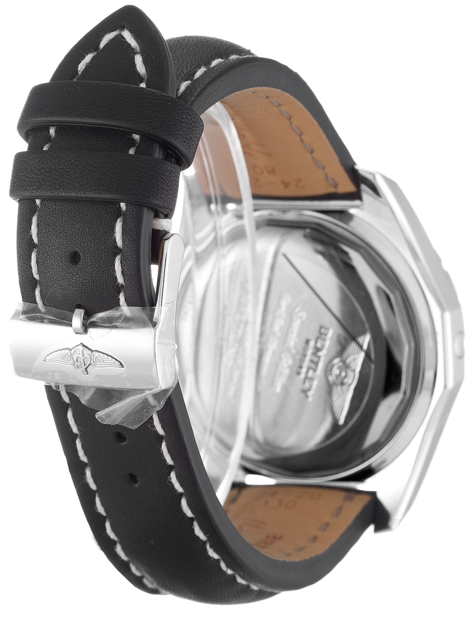 Bentley Motors Black Dial Leather Strap A25362