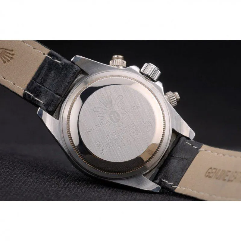 Daytona Lady Stainless Steel Case Crystal Studded Bezel Crystal Studded Dial