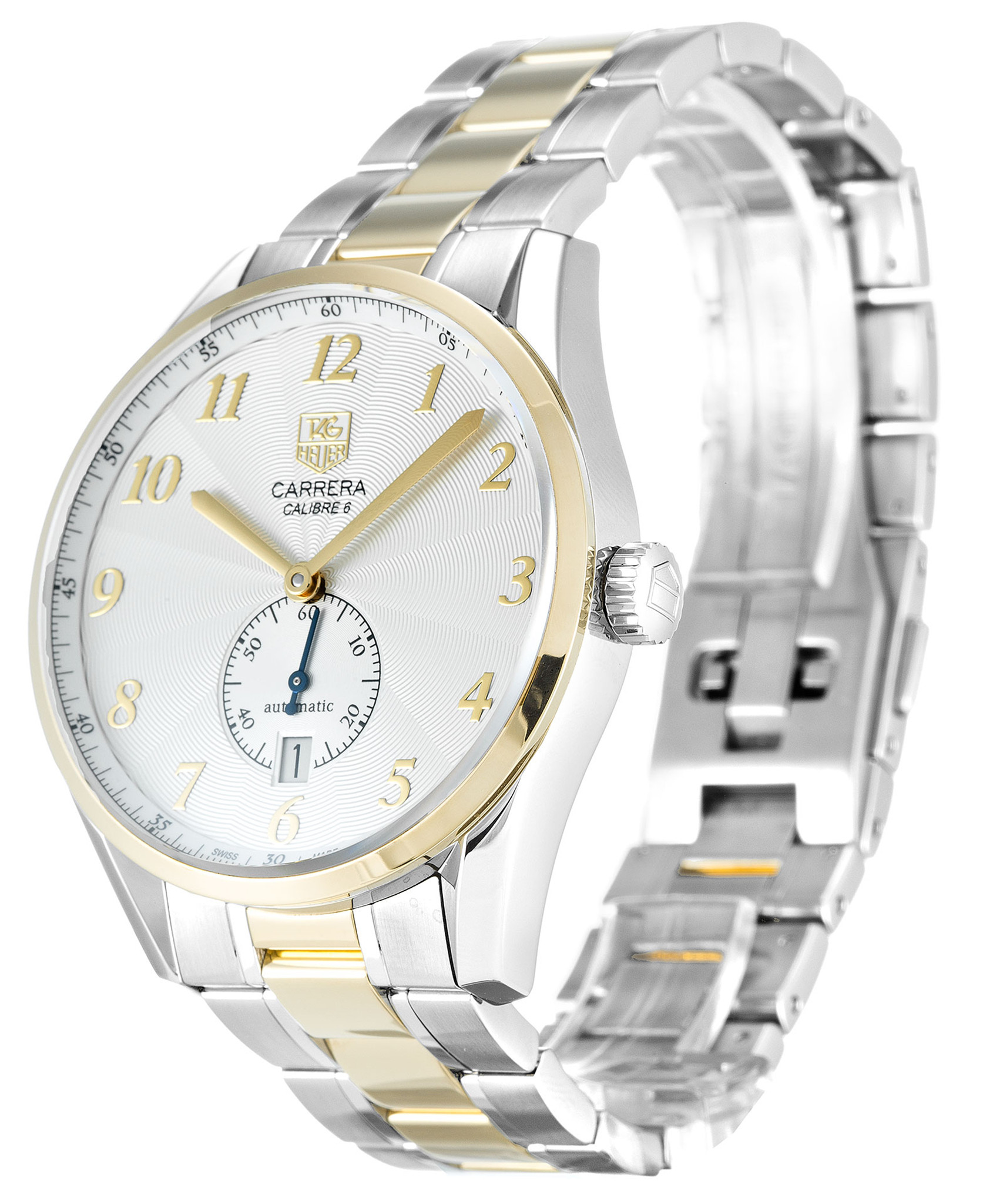 Carrera WAS2150.BD0733 White Dial Number Markers 39MM
