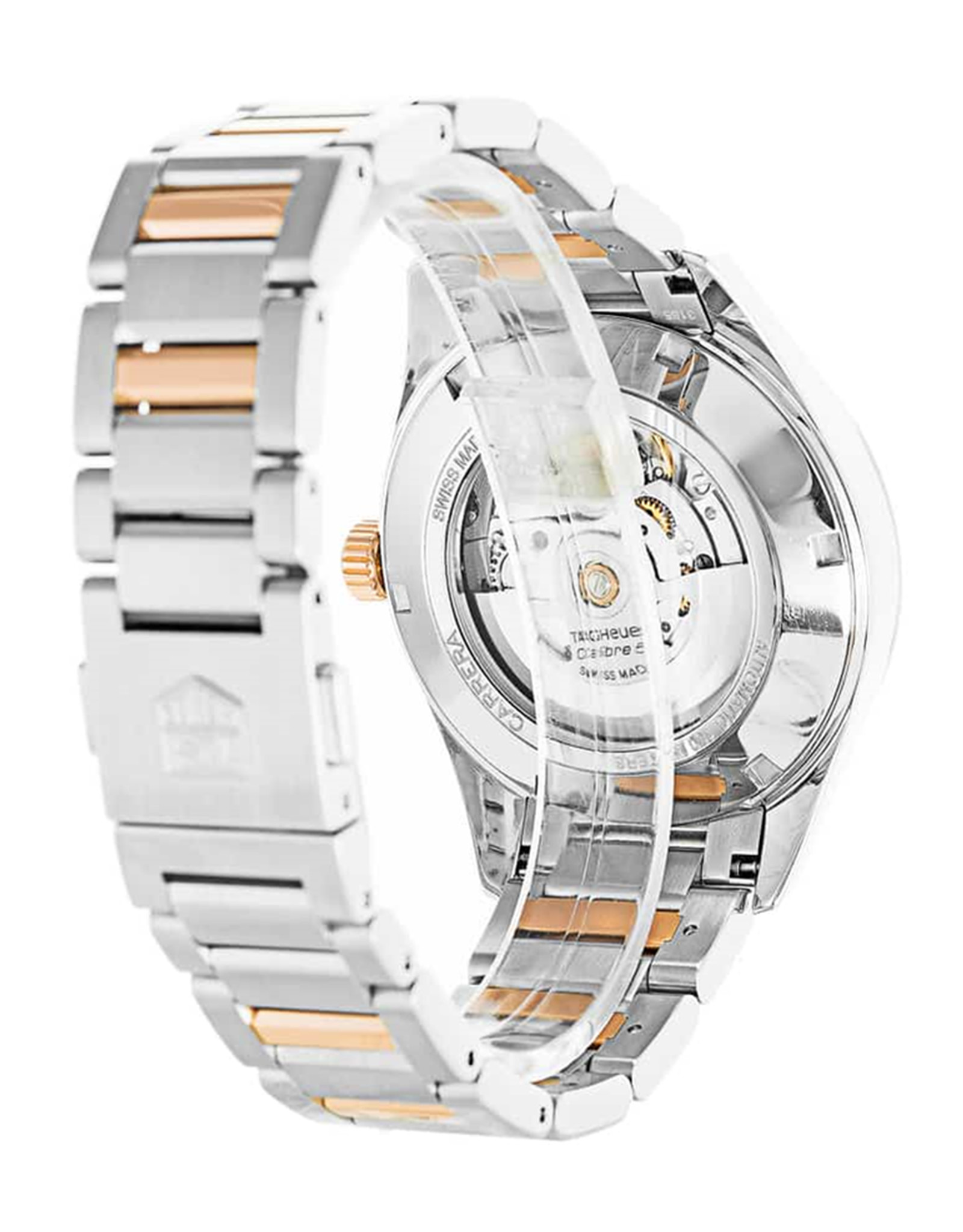 Carrera Rose Gold Steel Men's Watch WAR215D.BD0784 39MM