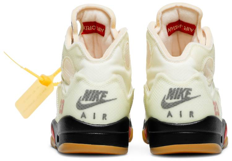 Air Jordan 5 x Off-White Retro SP 'Sail'
