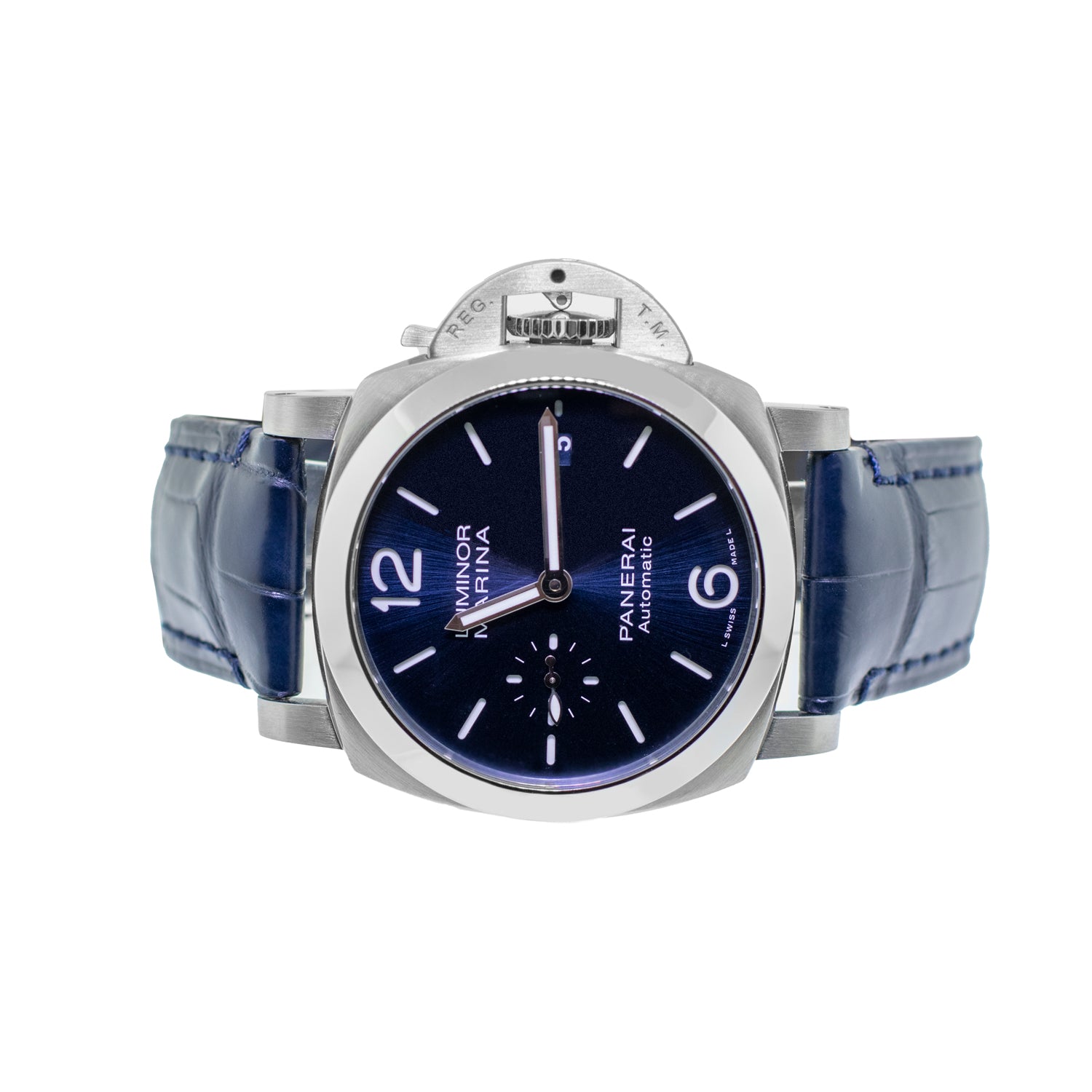 Luminor Quaranta Steel Blue Arabic 44mm PAM01370