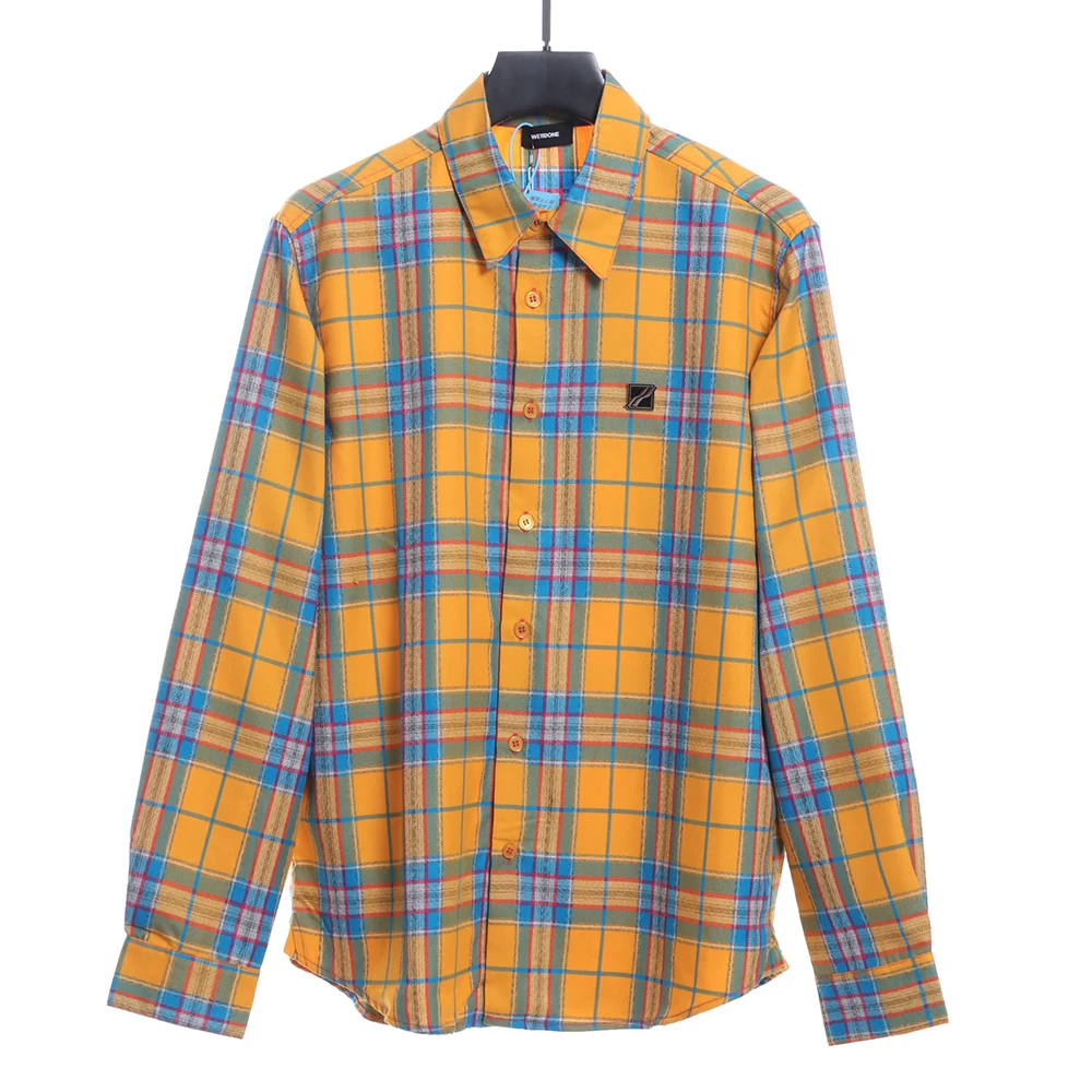 Vintage print shirt (yellow/orange)