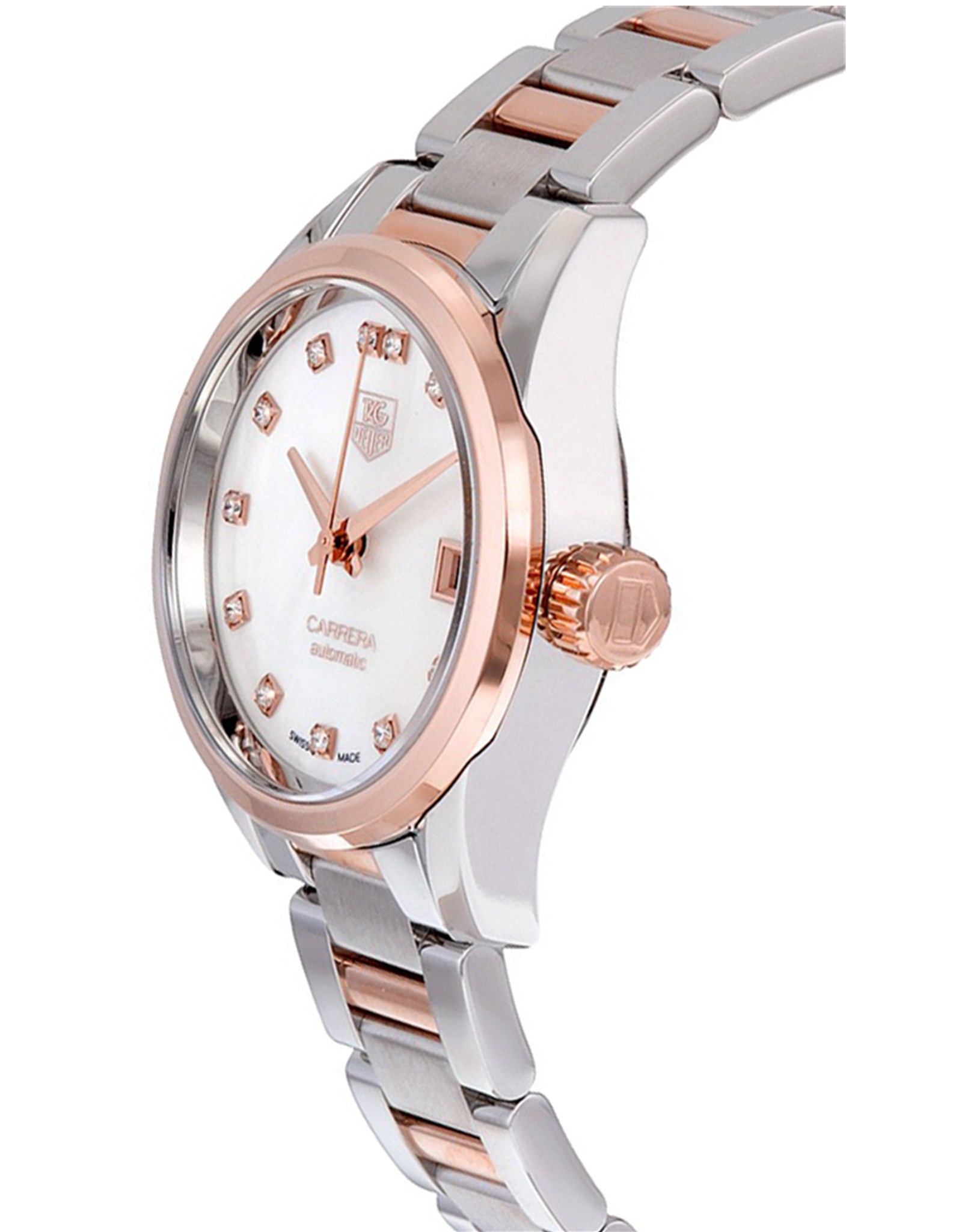 Carrera Mother Pearl White Dial WAR2452.BD0777 28MM