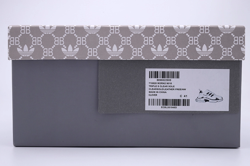 AD X BALENCIAGA TRIPLE-S BLACK WHITE BEST QUALITY