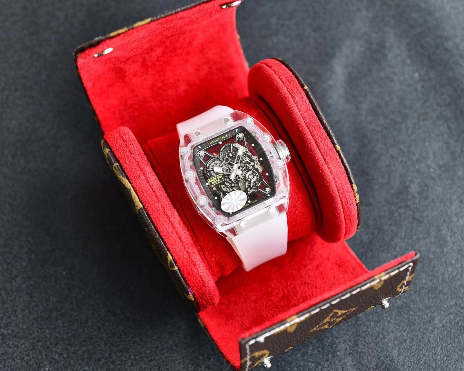 rm35-02 Glass Transparent Watch