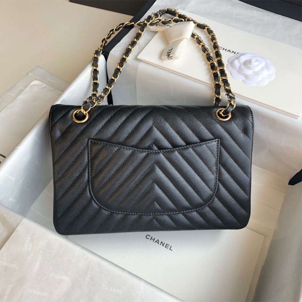 Chanel Classic Chevron Medium Flap