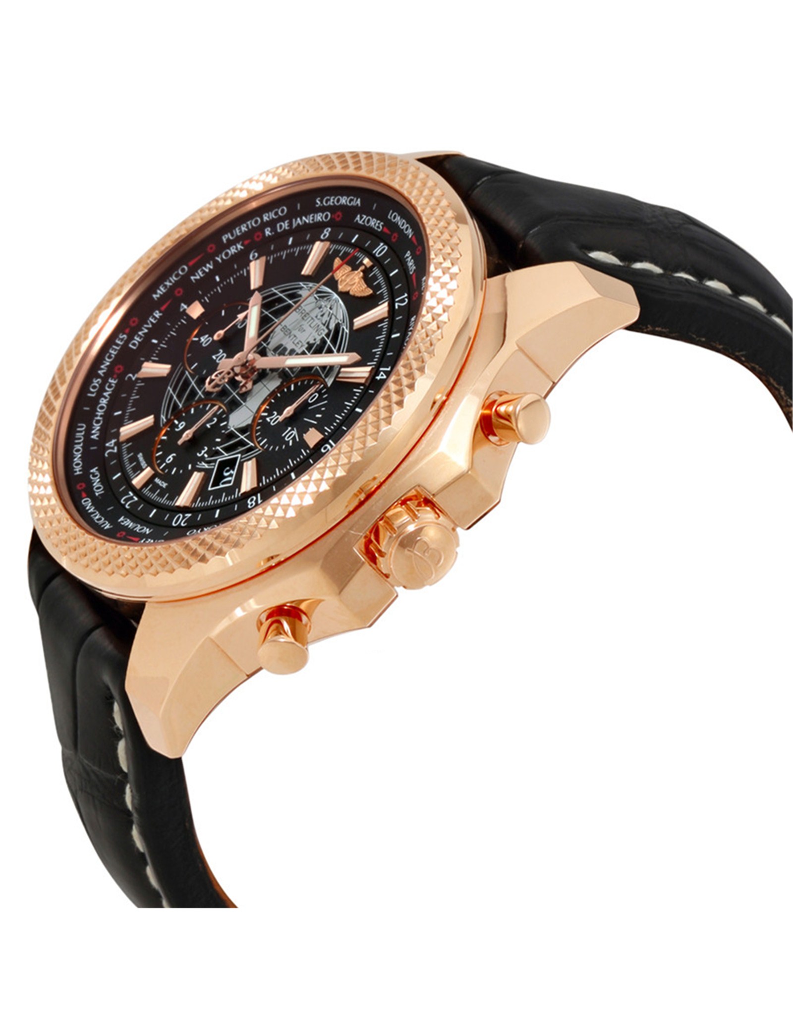 Bentley Black Dial Leather Strap RB0521U4 BC66 760P R20BA.1