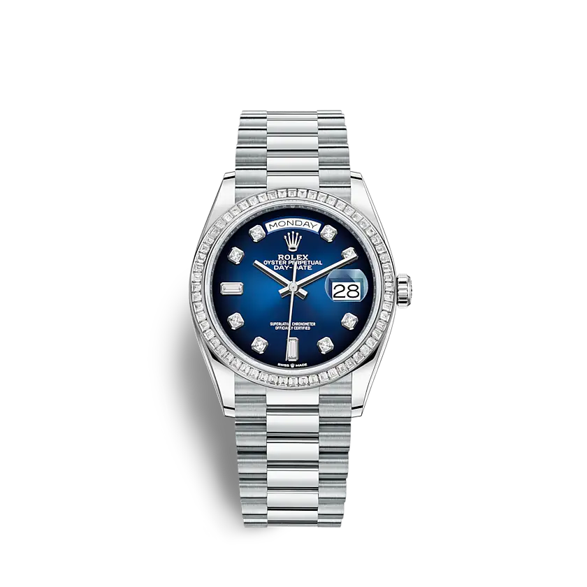 Day-Date 128396TBR Diamond-paved