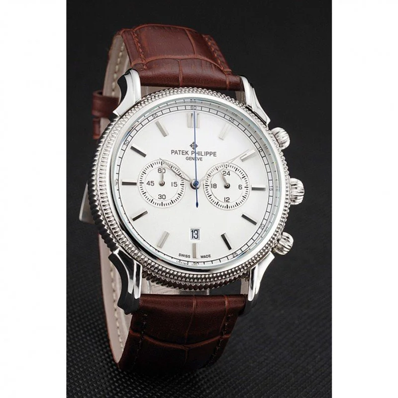 Chronograph Dial White 40 mm, Stainless Steel