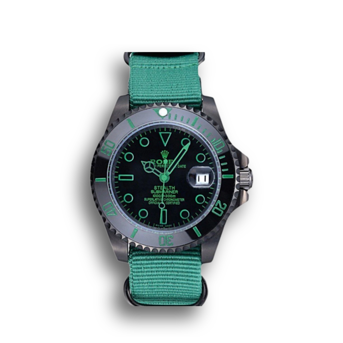 Stealth Submariner Green Nylon Strap 622009