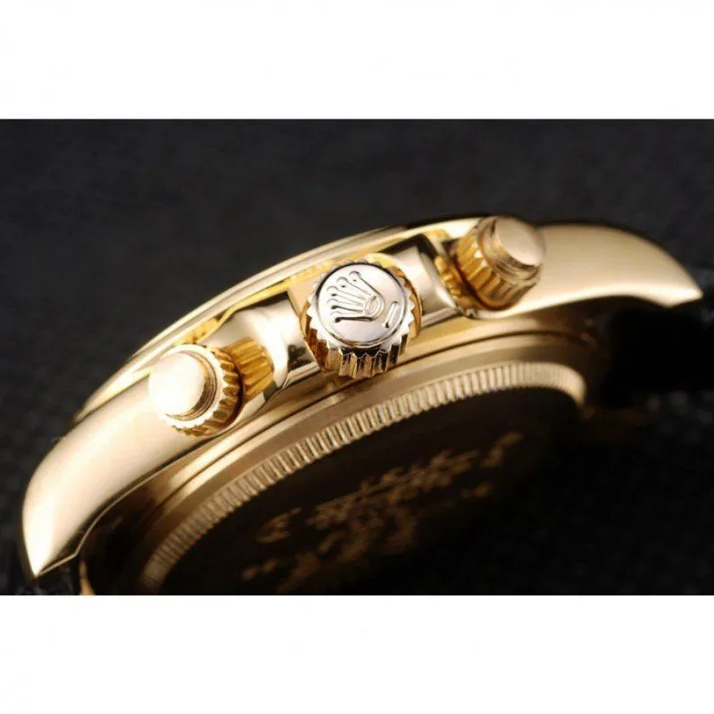 Daytona Lady Gold Case Crystal Studded Bezel Crystal Studded Dial 98238