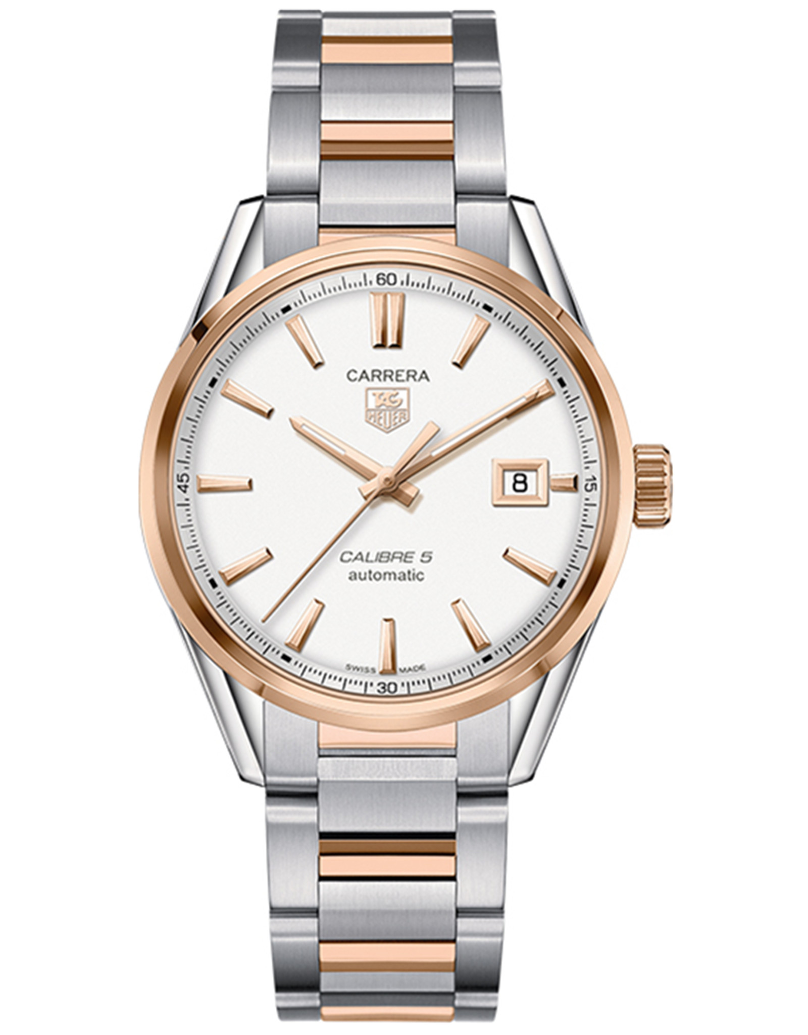 Carrera Rose Gold Steel Men's Watch WAR215D.BD0784 39MM