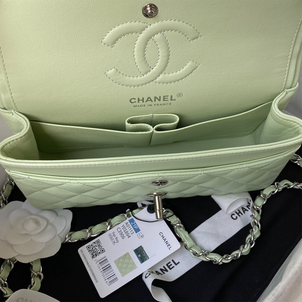 Chanel Classic Flap Medium SiLouis Vuittoner hardware