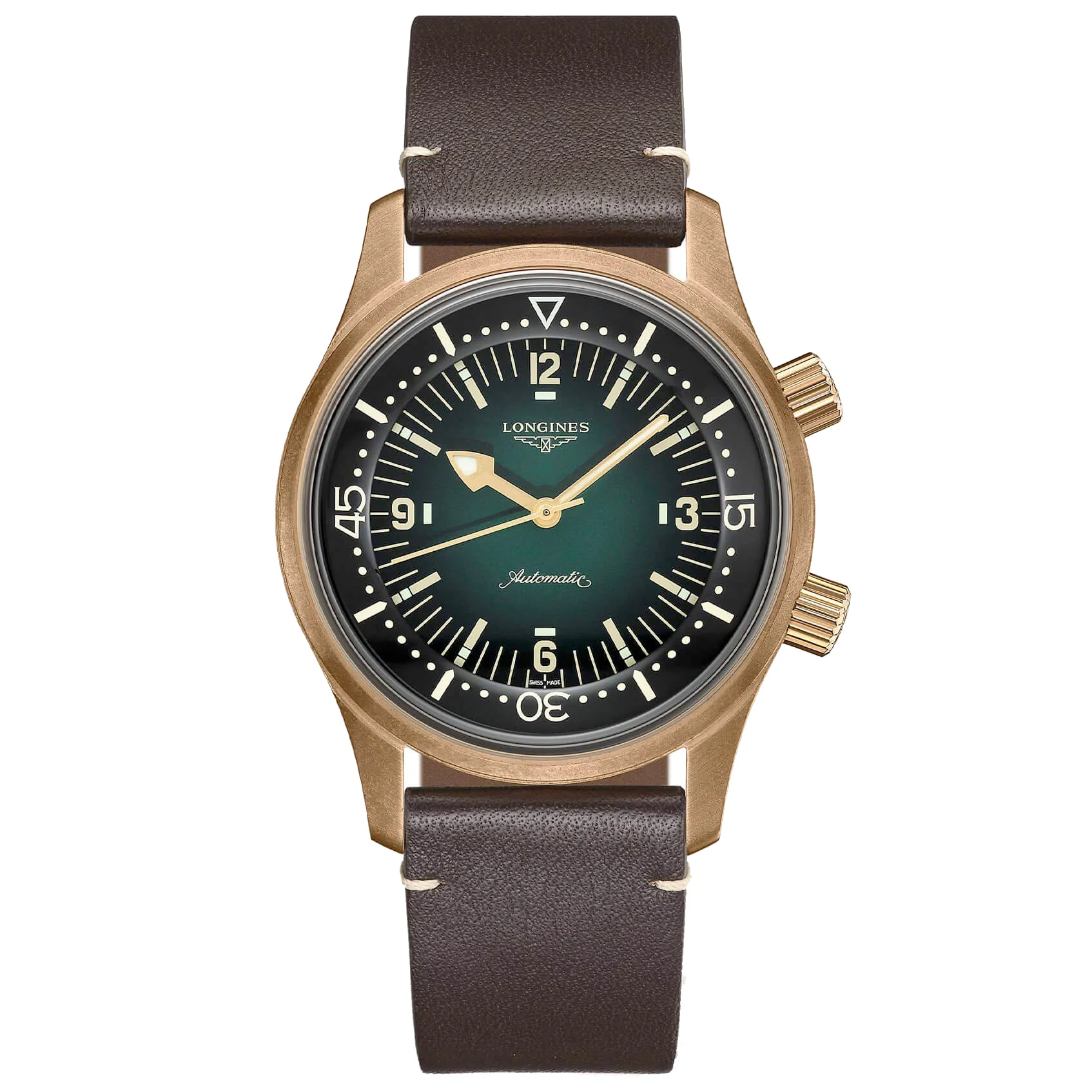 Legend Diver 42MM Automatic Green Bronze Case Nato Watch L37741502