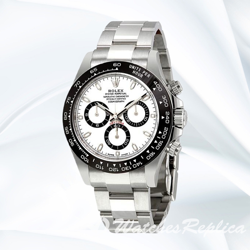Daytona Men's 40mm m116500ln-0001 Silver-tone White Dial