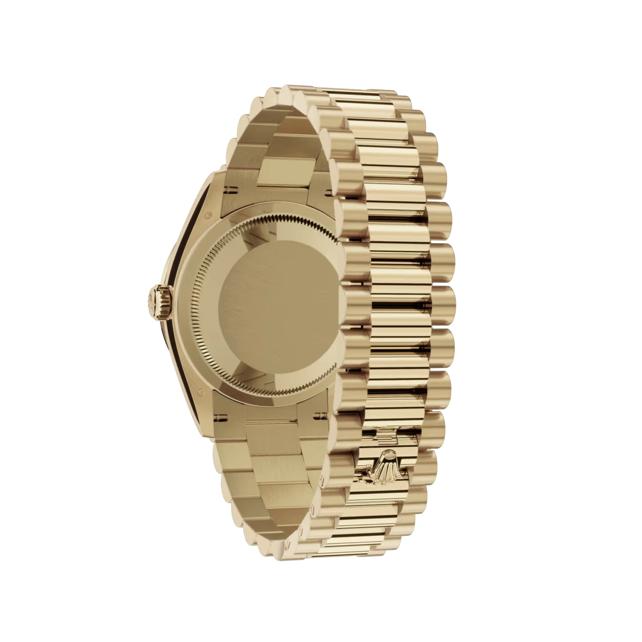 Day-Date: Yellow gold, with a carnelian, Diamond-set dial, Diamond-set bezel and a President bracelet, m128348rbr-0049