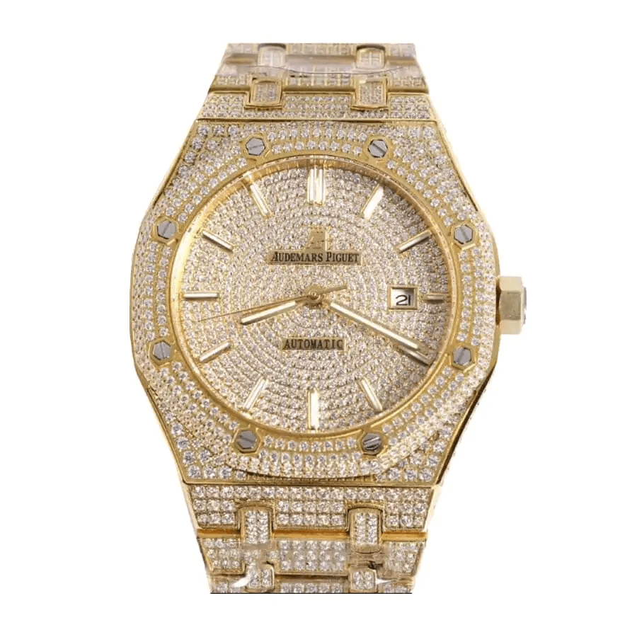 Royal Oak Selfwinding 41 mm, Yellow Gold/Gem Set Ref. 15400SR.OO.1220SR.01
