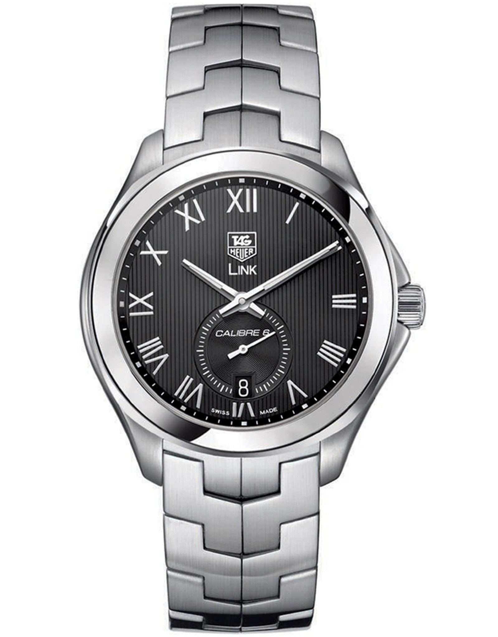 Link Black Dial Steel Bezel WAT2114.BA0950 40MM