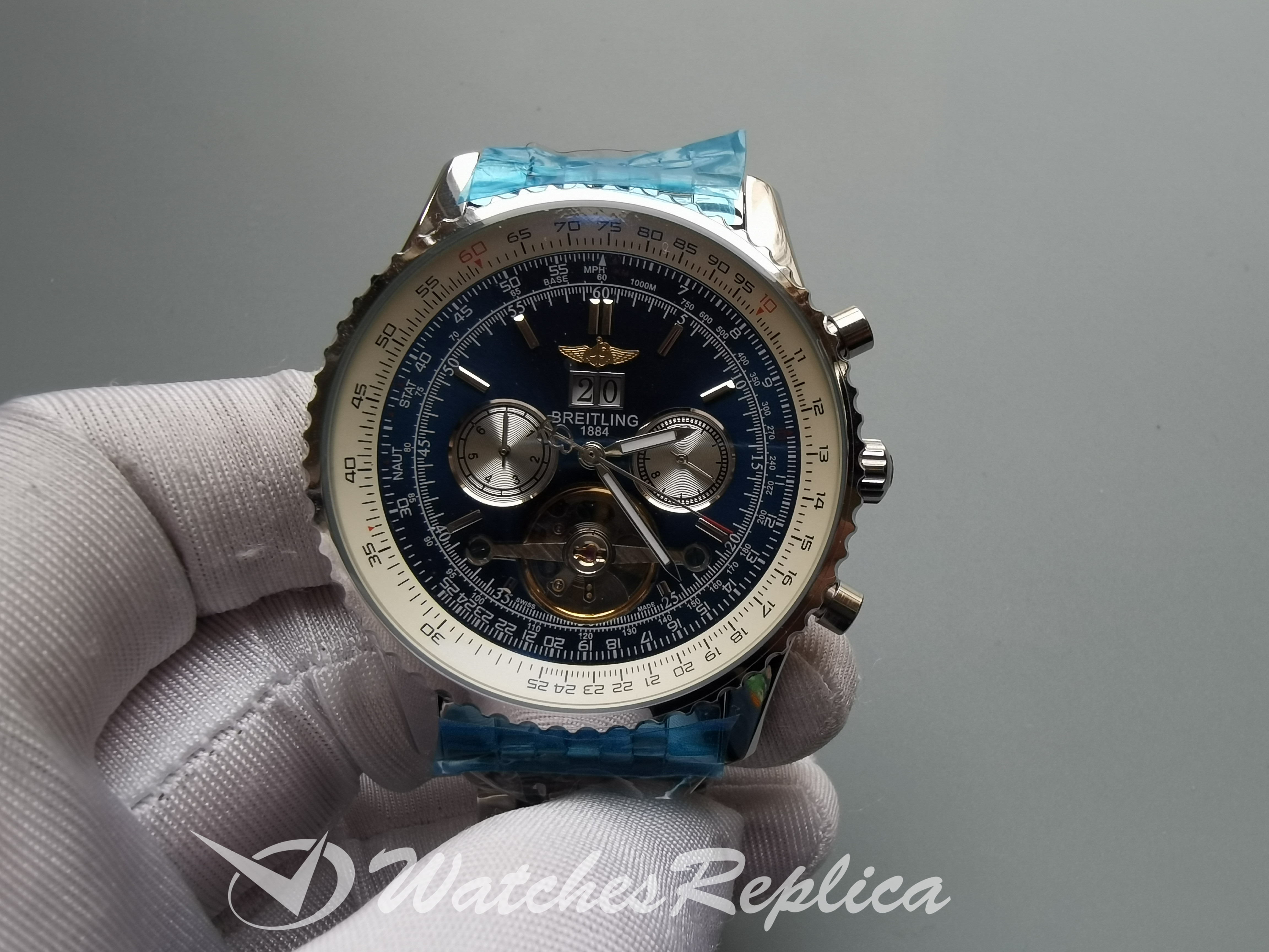 Navitimer A24322 Silver And Stainless Steel For Men Watch