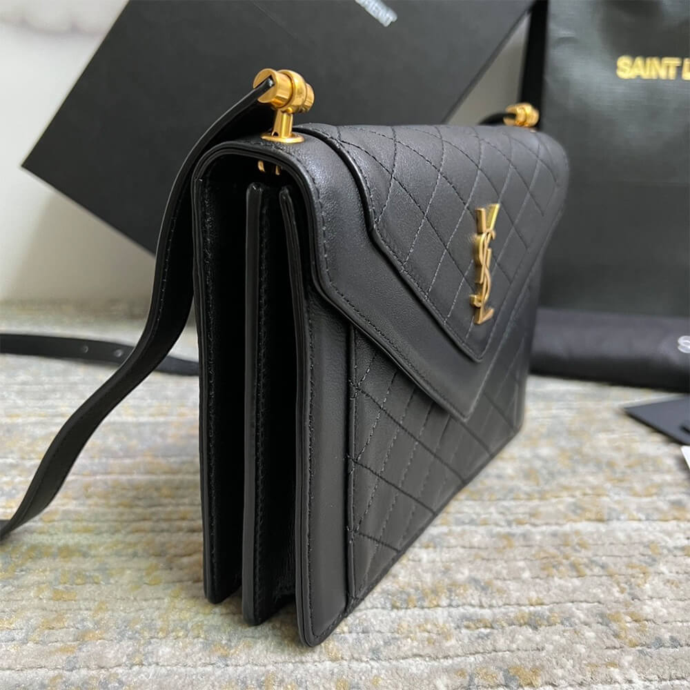 YSL GABY MINI SATCHEL IN QUILTED LAMBSKIN