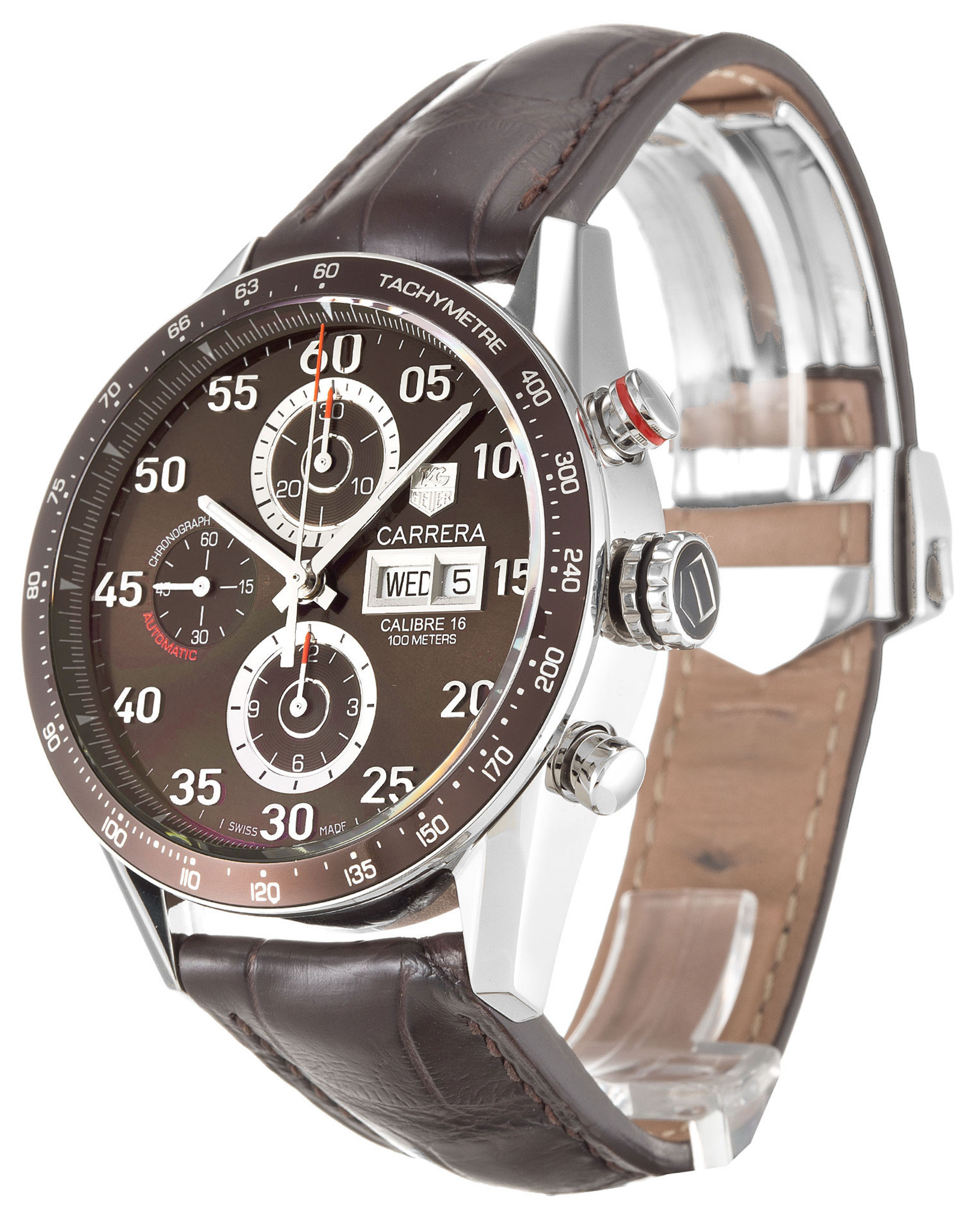 Carrera CV2A12.FC6236 Black Dial Number Markers 43MM