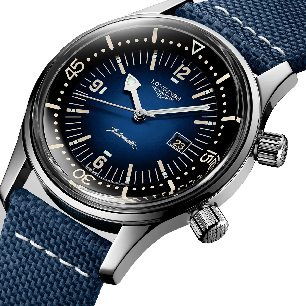 Legend Diver 36MM Automatic Blue Dial & Strap Watch L33744902