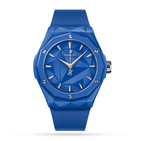 Classic Fusion Men Automatic Blue Rubber Watch 550.ES.5100.RX.ORL21