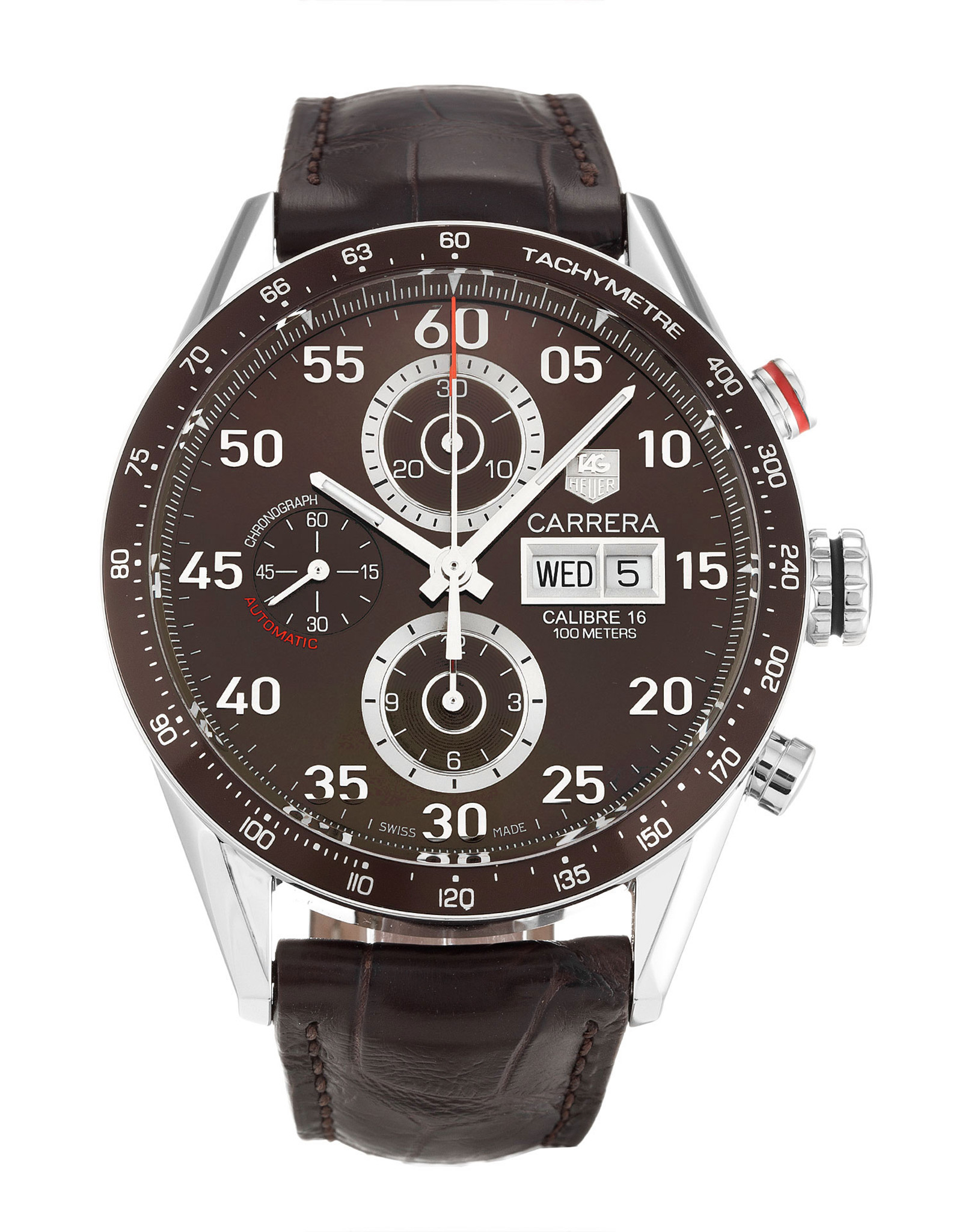 Carrera CV2A12.FC6236 Black Dial Number Markers 43MM