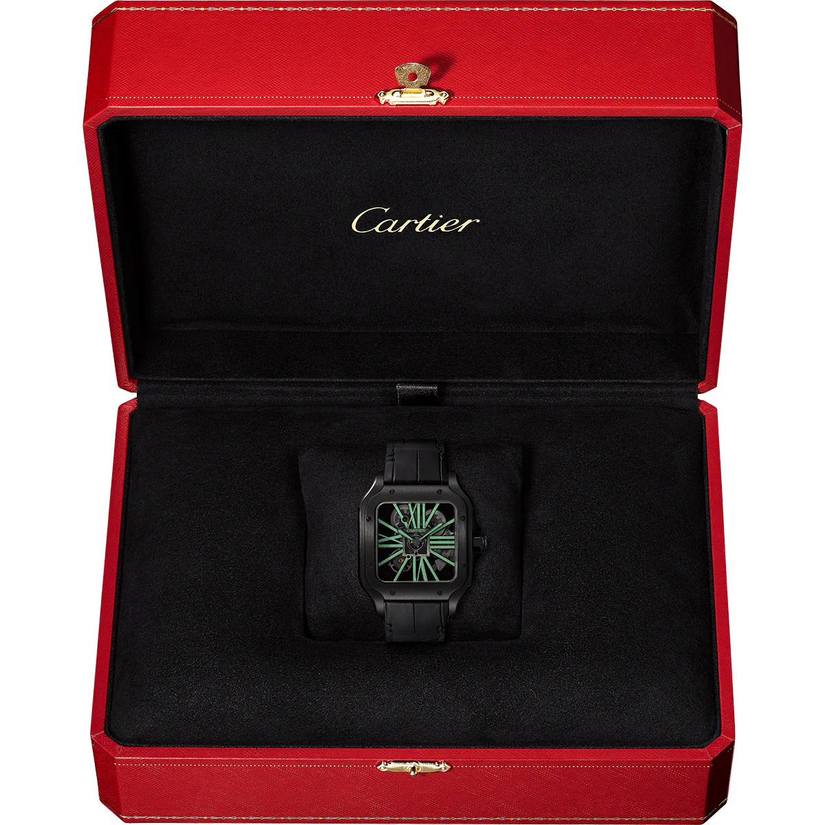 Santos de skeleton watch CRWHSA0009(Box NOT Included)