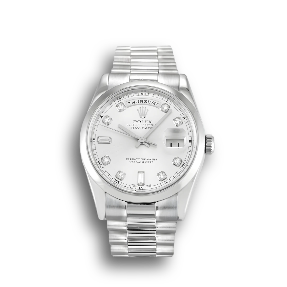 Day-Date II Silver 218239