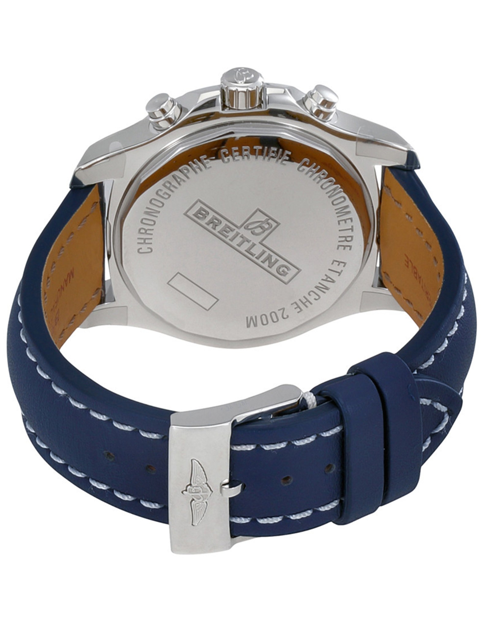 Colt Stratus Silver Dial Leather Strap A7338811 G790BLLT