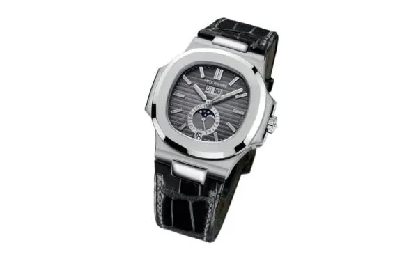 Nautilus 5726A-001 Annual Calendar, Moon phases. 40.5 mm,Steel