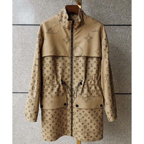 Louis Vuitton Parka With Monogram Zips Apricot