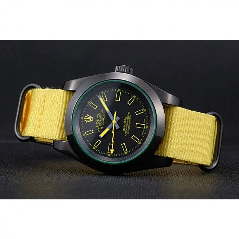 Milgauss Bamford Yellow Nylon Strap 621999
